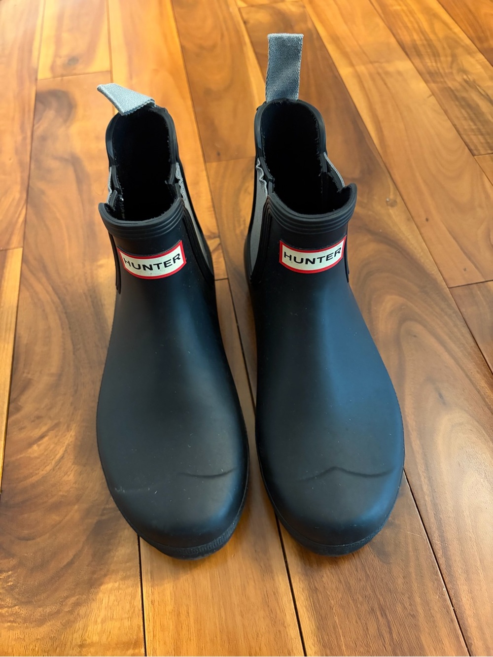 Hunter Black Chelsea Rain Boots